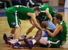 Foto: "BK Valmiera" pirmajā ceturtdaļfināla spēlē pārliecinoši uzvar "Naglis"