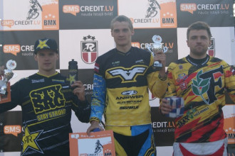"SMScredit.lv BMX čempionāta" pirmajā posmā triumfē Treimanis
