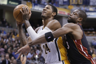 Klāt Austrumu fināls: vai sīkstā "Pacers" spēs pārsteigt "Heat"? Klāt Austrumu fināls: vai sīkstā "Pacers" spēs pārsteigt "Heat"?