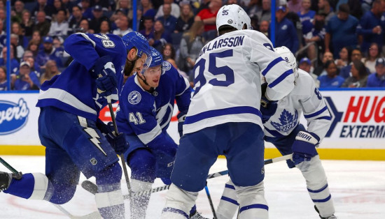 Girgensonam pieci spēka paņēmieni pret "Maple Leafs"