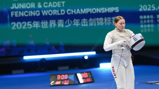 Paukotāja Ābele pasaules kadetu čempionātā ieņem 19. vietu