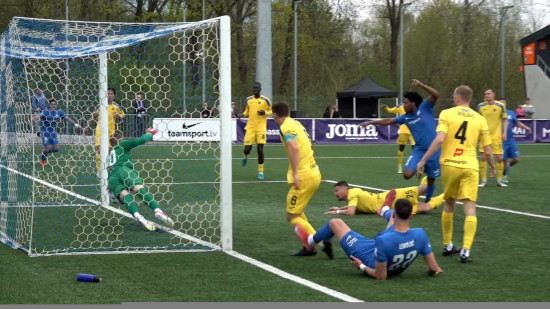 Video: "Super Nova" pussargam izcili vārti, RFS spraigā cīņā tomēr uzvar