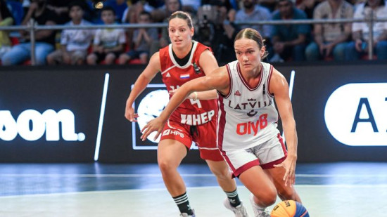 Latvijas 3x3 basketbolistes ar fantastisku galotni iekļūst Azerbaidžānas posma finālā