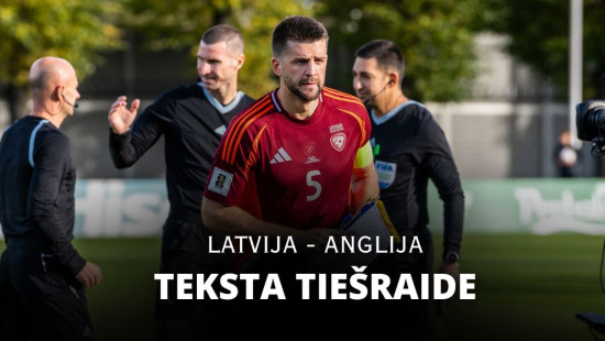 Teksta tiešraide: Latvija – Anglija 0:0 (rit pirmais puslaiks)