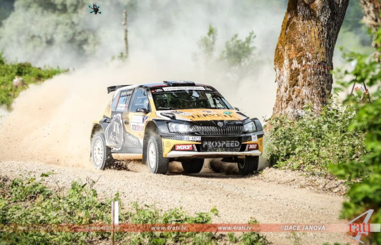 Rallijsprintā Talsi triumfē Hermanis/Veilands