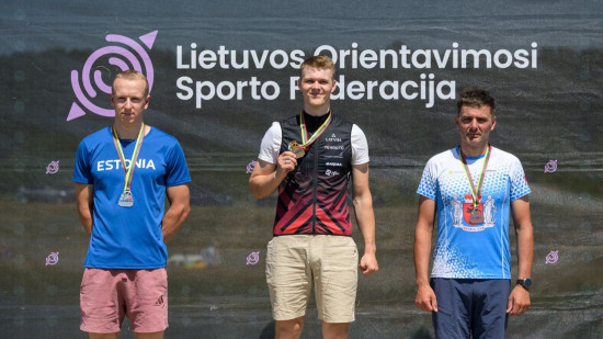 Mūsu veloorientieristiem teicams starts Baltijas čempionātā
