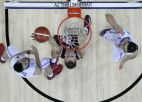 Foto: Latvijas basketbolisti uzvar Čehiju