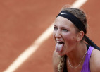 "French Open" dāmu turnīrā no favorītēm zaudē tikai Kvitova