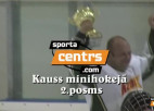 Video: Sportacentrs.com minihokeja 2. posmā uzvar Karāts un Bauska