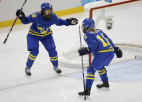 Zviedrijas un Krievijas hokejistes nodrošina pirmās divas vietas B grupā