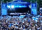 Video: Līdzjutēju pūlis Helsinkos sumina pasaules čempionus