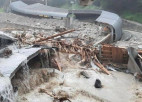 Plūdos pamatīgi cietusi Kēnigszē trase, atjaunošana prasīs vismaz gadu
