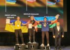 Jelgavnieks kļūst par divkārtēju Eiropas junioru čempionu armvrestlingā