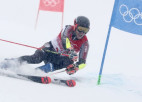 Miks Zvejnieks izcīna 26. vietu milzu slalomā