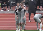 Video: "Valmiera" Jāņa Daliņa stadionā pieveic "Audu", izcīnot desmito uzvaru pēc kārtas