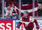 Video: Latvijas hokeja valstsvienība izglābjas no 1:3 un apspēlē britus