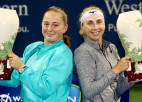 "US Open" dubultspēlēs Ostapenko nozīmēta cīņa pret Kičenoku