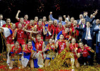 Serbijas volejbolistes nosargā pasaules čempioņu titulu, Brazīlijas lāsts turpinās