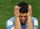 Urugvaja pēc uzvaras raud zaudējuma asaras un lido mājās