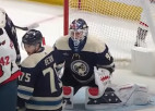 Video: Merzļikins iekļūst NHL jocīgāko epizožu apkopojumā