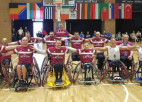 Latvijas ratiņbasketbola izlase EČ zaudē austriešiem un spēlēs par 11. vietu