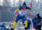 Zviedrijas duets uzvar Eiropas biatlona čempionāta noslēdzošajā sacīkstē