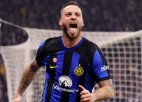 Vicečempione ''Inter'' izmanto ''Atletico'' kļūdu un tiek pie minimālas uzvaras