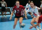 Latvijas sieviešu izlasei šonedēļ atbildes spēles pret Slovēniju un Franciju EČ kvalifikācijā