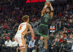 "Celtics" izbraukuma tūres noslēgumā atriebjas "Hawks" par pagājušo sezonu