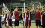 Foto: Latvijai vēl viena uzvara, šoreiz pieveikta Jaunzēlande