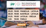 Sportacentrs.com TV: Latvijas florbolisti cīņā par ceļazīmi uz pasaules čempionātu