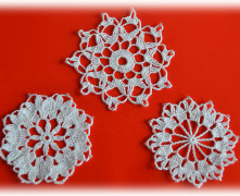 Tamborētas sniegpārsliņas. Shēmas un padomi soli pa solim