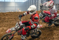 Vintera iekštelpu trasē aizvadīts "Latvian MX Indoor Cup" otrais posms