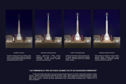 Sākusies Brīvības pieminekļa izgaismošanas koncepcijas publiskā ap