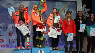 Latvijai divas uzvaras FIS slalomā Baltijas kausā kalnu slēpošanā (video)