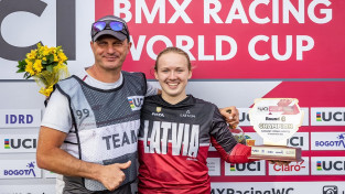 Stūriška un pārējie latvieši Bogotā noslēgs Pasaules kausa sezonu BMX superkrosā