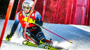 Baltijas kausā un FIS slalomā Pocā vīriešiem trijnieks satilpst 0,01 sekundē, Bondare 6. vietā