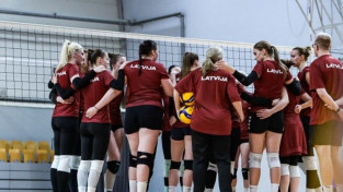 Latvijas sieviešu volejbola izlase pārbaudes mačos spēlēs pret Dāniju un Igauniju