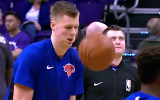 Video: Porziņģis pretendē uz pirmo vietu "Shaqtin' A Fool" topā