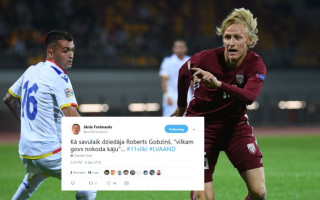 Futbola "Twitter" čalas: ar skumjām un melno humoru par 11 "vilkiem"