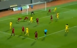 Video: Ukrainas futbolists apspēlē piecus Latvijas U21 izlases spēlētajus