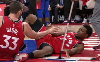 Video: NBA jocīgākajos momentos arī Durents un Laurijs