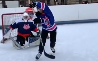 Video: Entuziasts realizē galvu reibinošu "bullīti" un izpelnās  NHL ievērību