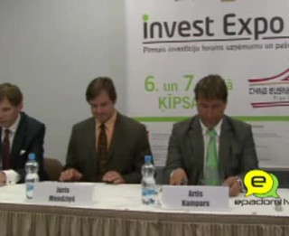 Video: Investīciju foruma "Invest Expo 2011" preses konference Ķīpsalā