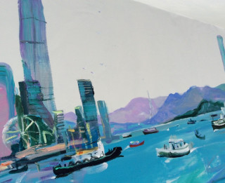 Atklāta mākslas projekta “World Cities. Live Paintings” izstāde Honkongā