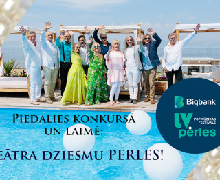 Zināms uzvarētājs "Bigbank Latvijas pērles" konkursam: TEĀTRA DZIESMU PĒRLES