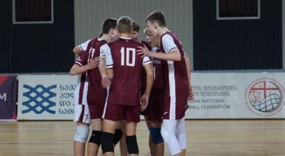 Latvijas volejbolistiem otrais zaudējums U18 EČ kvalifikācijā