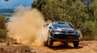 Rovanpera ātrākais Kenijas WRC rallija testu ātrumposmā