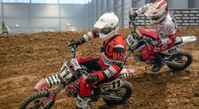 Vintera iekštelpu trasē aizvadīts "Latvian MX Indoor Cup" otrais posms