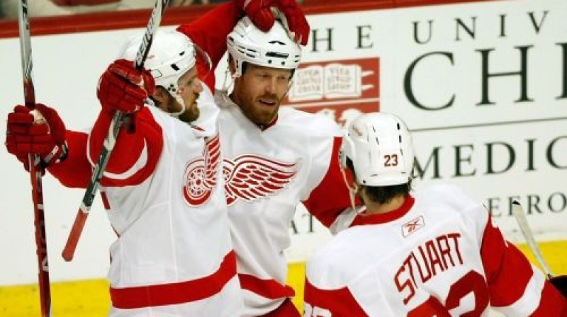 "Red Wings" hokejisti
Foto: AP